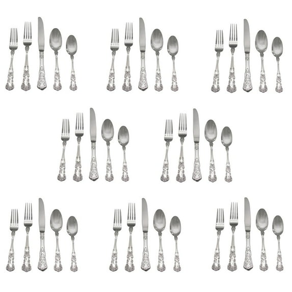 Gorham Blossom 18/10 Stainless Steel 40pc. Flatware Set (Service for Eight)