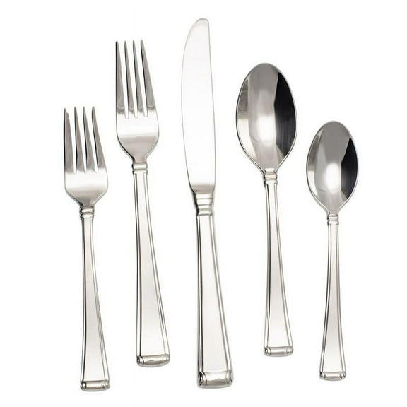 Gorham Column Frosted 5Pc Place Setting