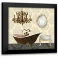 thumbnail image 1 of Gorham, Gregory 12x12 Black Modern Framed Museum Art Print Titled - French Bath Motif II, 1 of 5