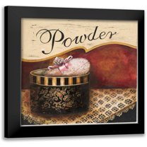 Gorham, Gregory 12x12 Black Modern Framed Museum Art Print Titled - Powder