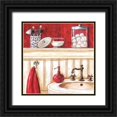 thumbnail image 1 of Gorham, Gregory 12x12 Black Ornate Wood Framed with Double Matting Museum Art Print Titled - Red Bath II, 1 of 4