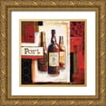thumbnail image 1 of Gorham, Gregory 12x12 Gold Ornate Wood Framed with Double Matting Museum Art Print Titled - Evening Spirits I, 1 of 4
