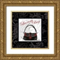 thumbnail image 1 of Gorham, Gregory 12x12 Gold Ornate Wood Framed with Double Matting Museum Art Print Titled - Luxury Bag, 1 of 4