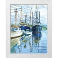 thumbnail image 1 of Gorham, Gregory 12x14 White Modern Wood Framed Museum Art Print Titled - The Unicornat Harbor, 1 of 4