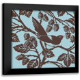 thumbnail image 1 of Gorham, Gregory 15x15 Black Modern Framed Museum Art Print Titled - Bird Song III, 1 of 5