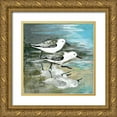 thumbnail image 1 of Gorham, Gregory 15x15 Gold Ornate Wood Framed with Double Matting Museum Art Print Titled - Sea Birds II, 1 of 4
