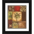 thumbnail image 1 of Gorham, Gregory 15x18 Black Ornate Wood Framed with Double Matting Museum Art Print Titled - Palm Collage II, 1 of 4