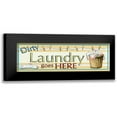 thumbnail image 1 of Gorham, Gregory 18x9 Black Modern Framed Museum Art Print Titled - Dirty Laundry, 1 of 5