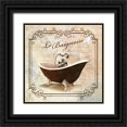 thumbnail image 1 of Gorham, Gregory 20x20 Black Ornate Wood Framed with Double Matting Museum Art Print Titled - Femme Tub, 1 of 4