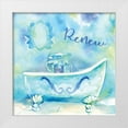 thumbnail image 1 of Gorham, Gregory 20x20 White Modern Wood Framed Museum Art Print Titled - Watercolor Bath II, 1 of 4