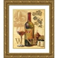 thumbnail image 1 of Gorham, Gregory 26x31 Gold Ornate Wood Framed with Double Matting Museum Art Print Titled - Wine III, 1 of 4