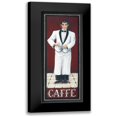 thumbnail image 1 of Gorham, Gregory 8x14 Black Modern Framed Museum Art Print Titled - Caffe, 1 of 5