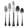 thumbnail image 1 of Gorham Nouveau 18/8 Stainless Steel 5pc. Place Setting (Service for One), 1 of 3