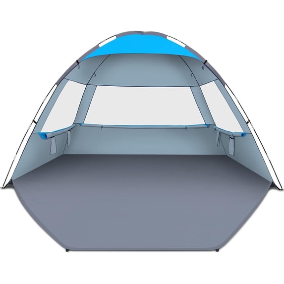 Gorich Beach Tent for 8-10 Person, UPF 50+ UV Protection, Portable Sun Shelter, Easy Setup Sun Shade Beach Canopy with Carry Bag