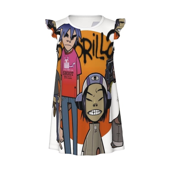 Gorill-,A2 Nightgown Princess Pajama Dresses For Sleepwear Nightie