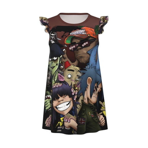 Gorill-,A2 Nightgown Princess Pajama Dresses For Sleepwear Nightie