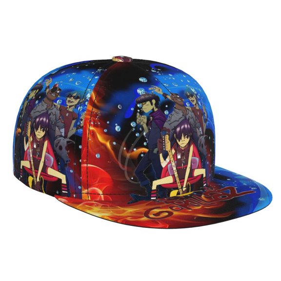 Gorill-az Adjustable Brim Bill Baseball Cap Adjustable Snapback Hat Hip Hop Cap Dad Hat Men Women