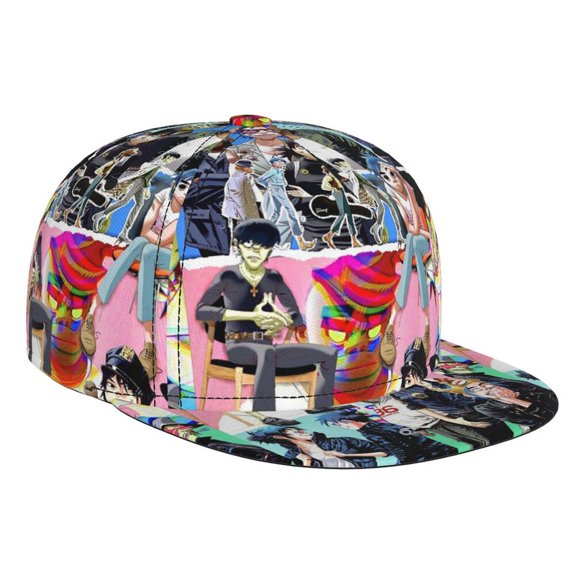 Gorill-az Adjustable Brim Bill Baseball Cap Adjustable Snapback Hat Hip Hop Cap Dad Hat Men Women