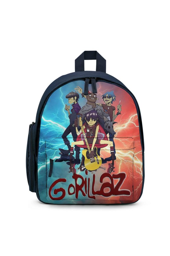 Gorill-az Band Lightweight Backpack Shoulder Bags Small Bookbag Daypack Travel Camping