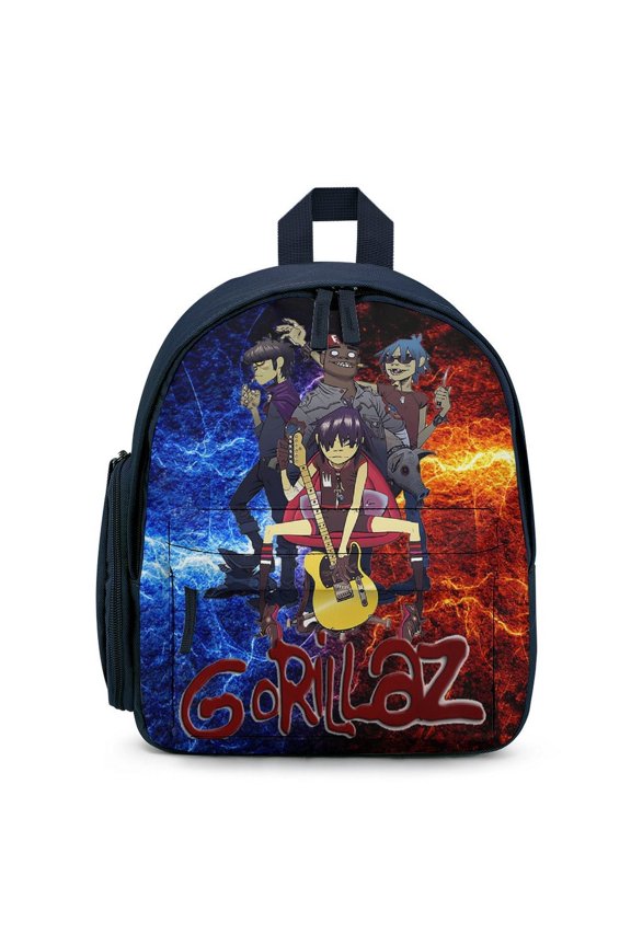 Gorill-az Band Lightweight Backpack Shoulder Bags Small Bookbag Daypack Travel Camping