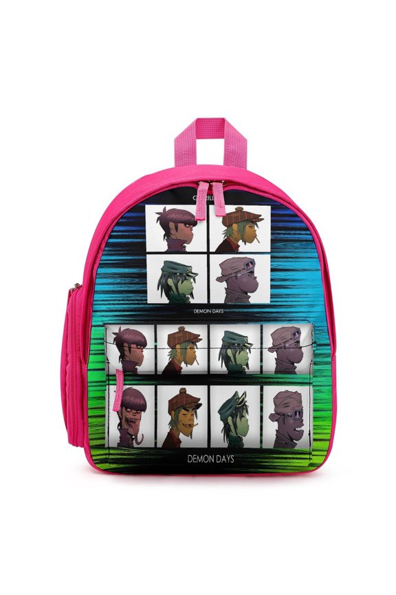 Gorill-az Demon Days Lightweight Backpack Shoulder Bags Small Bookbag Daypack Travel Camping