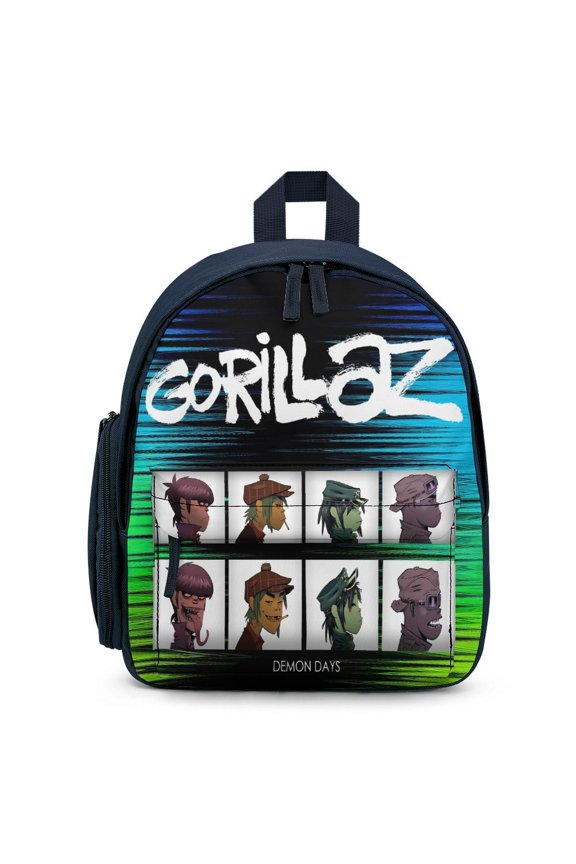 Gorill-az Demon Days Lightweight Backpack Shoulder Bags Small Bookbag Daypack Travel Camping