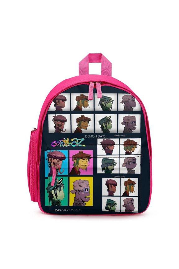 Gorill-az Demon Days Lightweight Backpack Shoulder Bags Small Bookbag Daypack Travel Camping