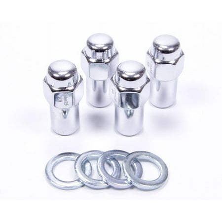 Gorilla 1/2-20" Thread Duplex Mag Chrome Lugnut 4 pc P/N 75187B