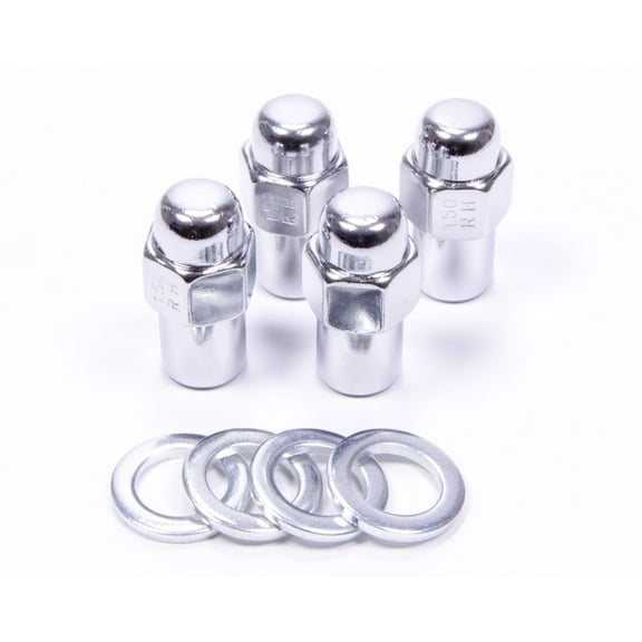 Gorilla 1/2-20 in Thread Extended Mag Chrome Lugnut 4 pc P/N 74187B