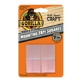 thumbnail image 1 of Gorilla 1" Double-Sided Mounting Tape Squares, 24 Pre-Cut Pieces, Clear, Model 6068701, New, 1 of 7