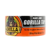 Gorilla 10 Yard Black Duct Tape, Single Roll