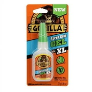 Gorilla 102433 XL Super Glue Gel - Clear Gel Adhesive - 1 Pack, 25 Grams