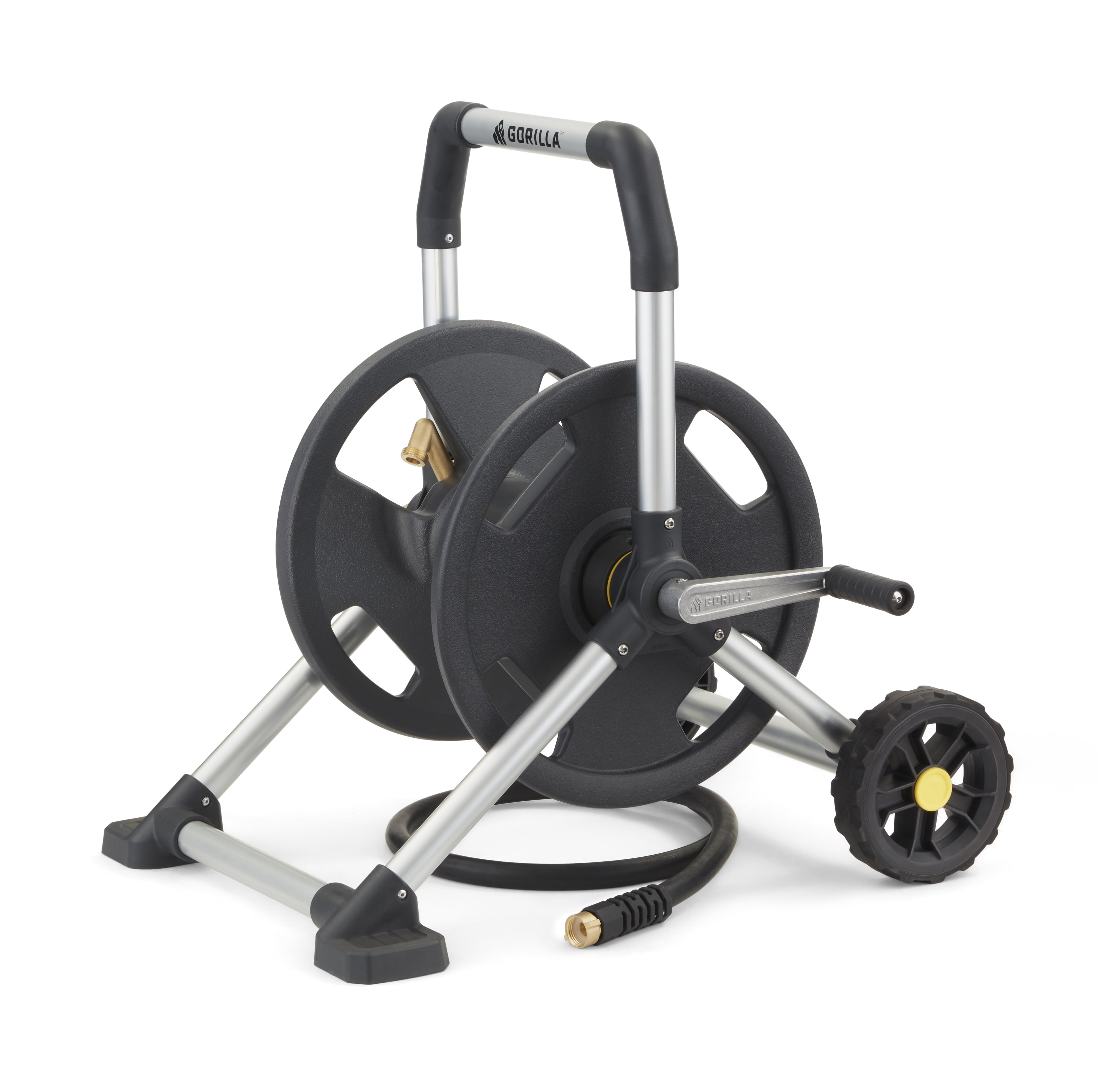 Gorilla 150 ft. Aluminum Zero-Rust Garden Hose Reel - Walmart.com