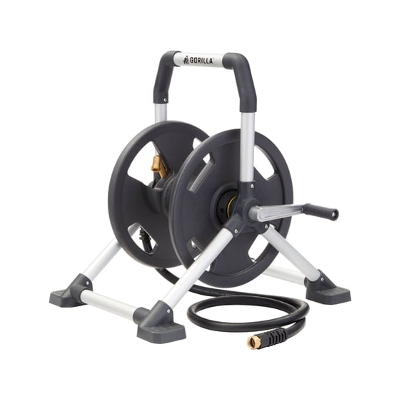 Gorilla 150 ft. Aluminum Zero-Rust Upright Hose Reel