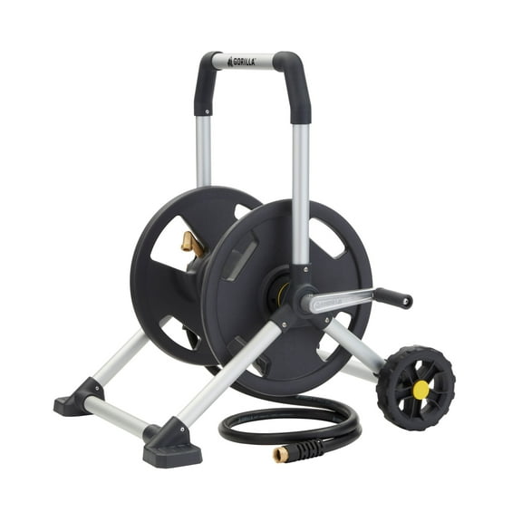 Gorilla 200 ft. Aluminum Zero-Rust Upright Hose Reel