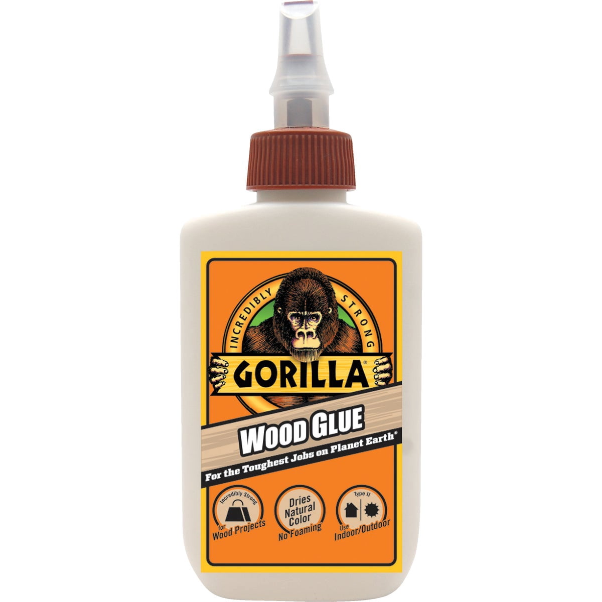 Gorilla 6202001-4 Wood Glue, 4 oz, Pack of 4, 4-Pack, 4 Piece