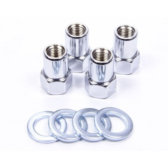 Gorilla 7/16-20 in Thread Standard Mag Chrome Lugnut 4 pc P/N 73077B