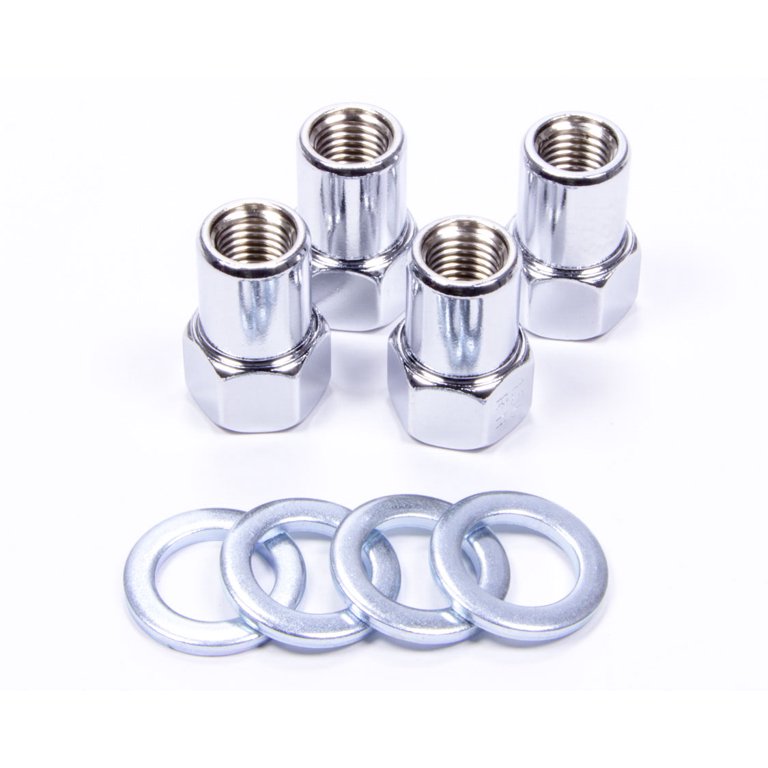 Gorilla 7/16-20 in Thread Standard Mag Chrome Lugnut 4 pc P/N