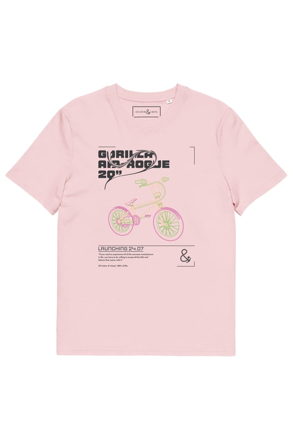 Gorilla Air-Rogue 20 Bike Archives Organic Cotton T-Shirt Cotton Pink - XXL