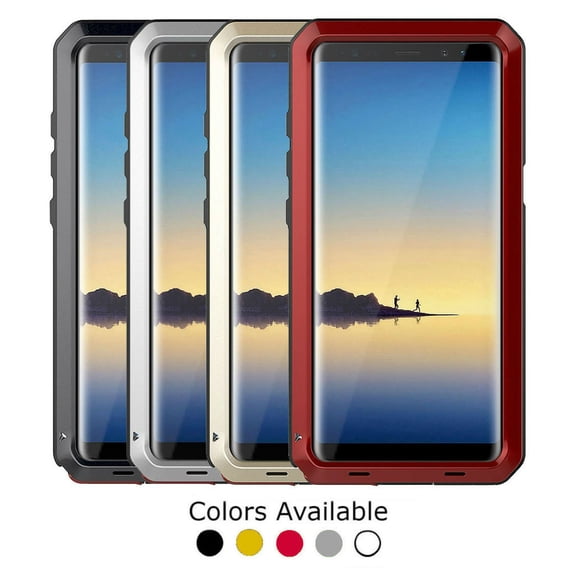 Gorilla Aluminum Metal Samsung Galaxy Note 9 Case (Black) Heavy Duty Military Grade Shockproof and Scratch Resistant Protection, Rugged Outdoor Travel