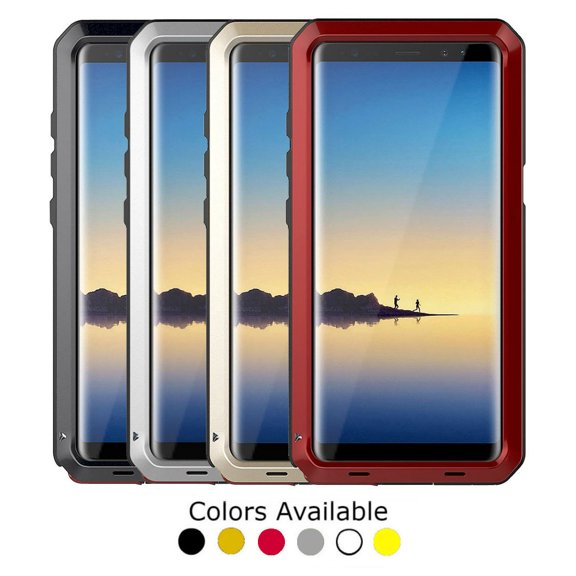 Gorilla Aluminum Metal Samsung Galaxy S8 Plus Case (Black) Heavy Duty Military Grade Shockproof and Scratch Resistant Protection, Rugged Outdoor Travel