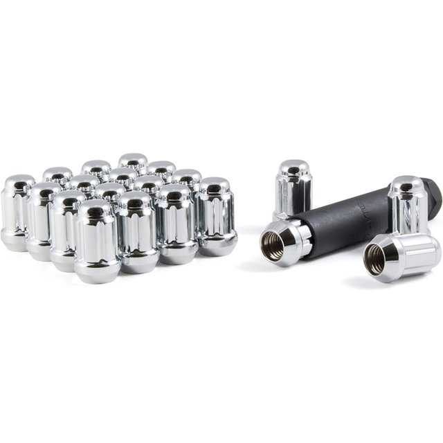 Gorilla Automotive 21183HT Small Diameter Acorn Chrome 5 Lug Kit (1/2