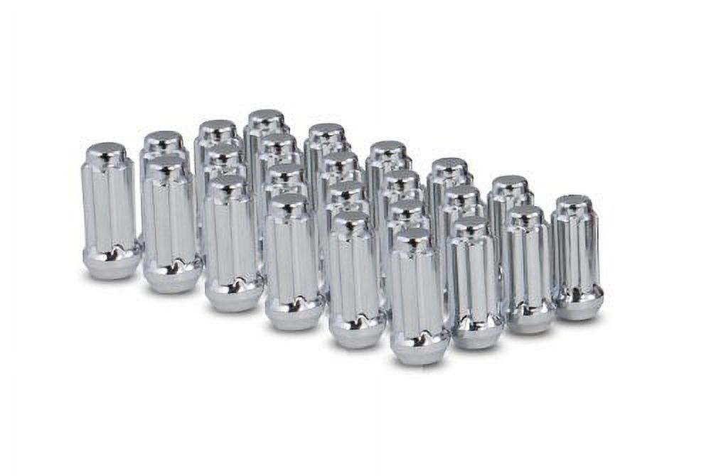 Gorilla Automotive 26143HT 20pc Spline Drive Lug Nuts - 14x1.5 Duplex Acorn Chrome