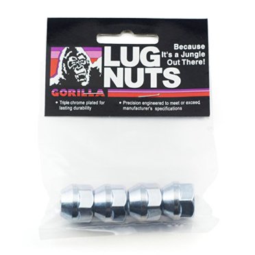 20-Pack EXC 7/16-20 Extra Short Open-End Bulge Acorn Lug Nuts – 14mm Height For Chevy Buick