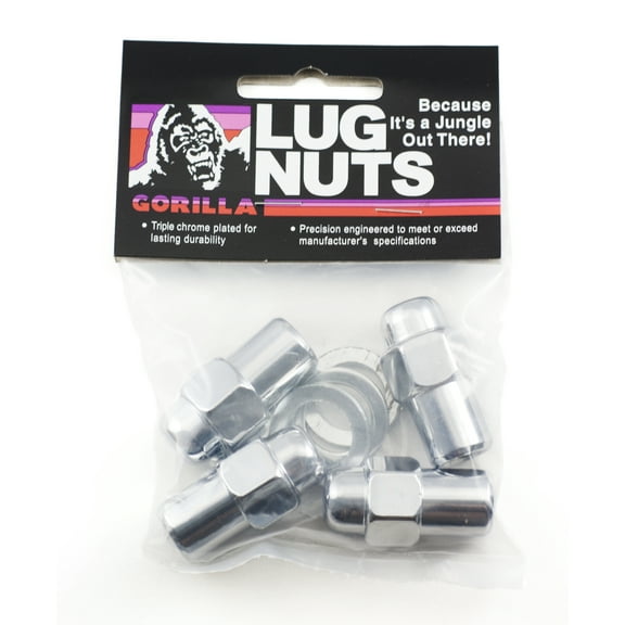 Gorilla Automotive 73127B Standard Mag Lug Nuts (12mm x 1.25 Thread Size)
