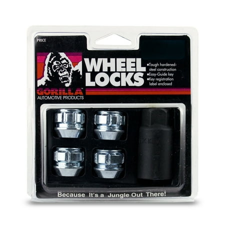 Gorilla Automotive 78621N Acorn Open End Chrome Wheel Locks (12mm x 1.25 Thread