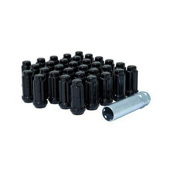 Gorilla Automotive 8Lug 9/16 SPLINE WIK TRUCK BLK GOR SD Spline Lug Nut Install Kit, K8TS-00916BGR