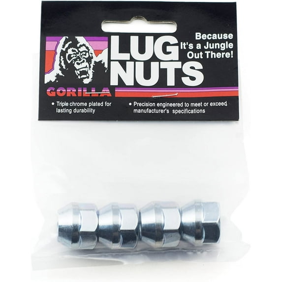 Gorilla Automotive 90097B Acorn Bulge Open End Lug Nuts (9/16" Thread Size)