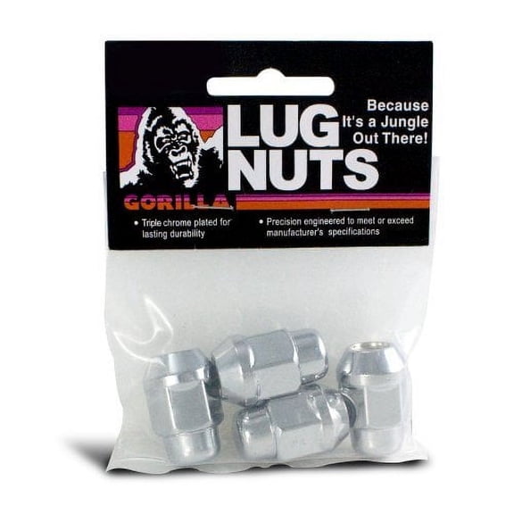 Gorilla Automotive 91127B Acorn Bulge Lug Nuts (12mm x 1.25 Thread Size)
