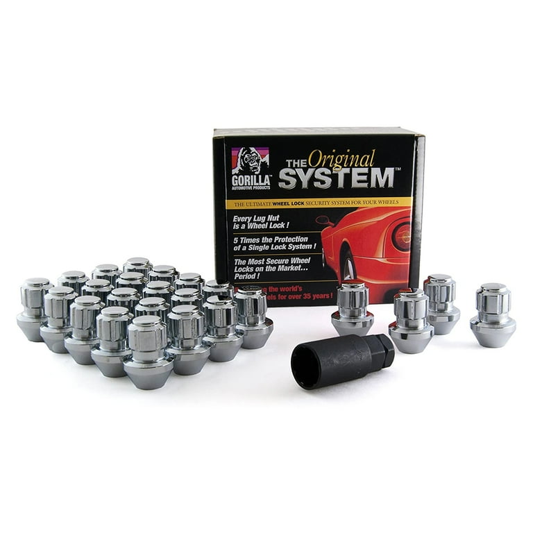 Gorilla 12mm x 1.50 6 Lug Kit Chrome (24pk) Gorilla 12mm x 1.50 6 Lug Kit Chrome (24pk)